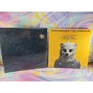 Lot of 2 Ryan Adams Records (New): Cold Roses 2xLP, Easy Tiger Orange